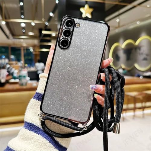 Coque antichoc Samsung S20 FE cordon noir pour éviter les chutes et la perte du mobile