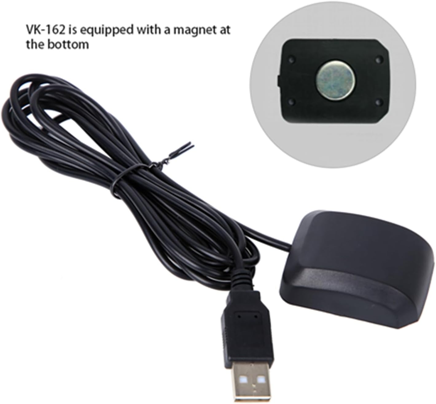 Garosa VK-162 USB GPS Receiver with G-MOUSE and IPX6 labels