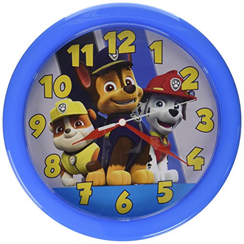 Paw Patrol 10 Round Wall Clock in Open Window Box.