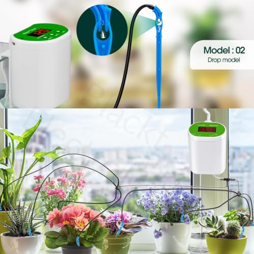 Image of Blackt Electrotech BT29ADI Plant Drip Watering System, USB Rechargeable, 12 Indoor Plants, Automatic Timer (1)