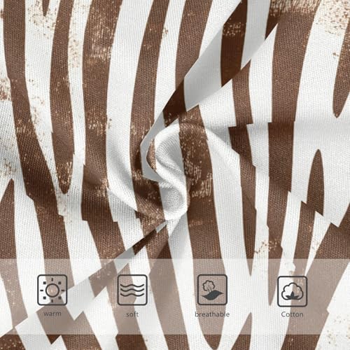 Girls Underwear Toddlers 2t Cotton Cute Panties Girl Print Briefs Undies Kids Zebra Stripes Brown White3