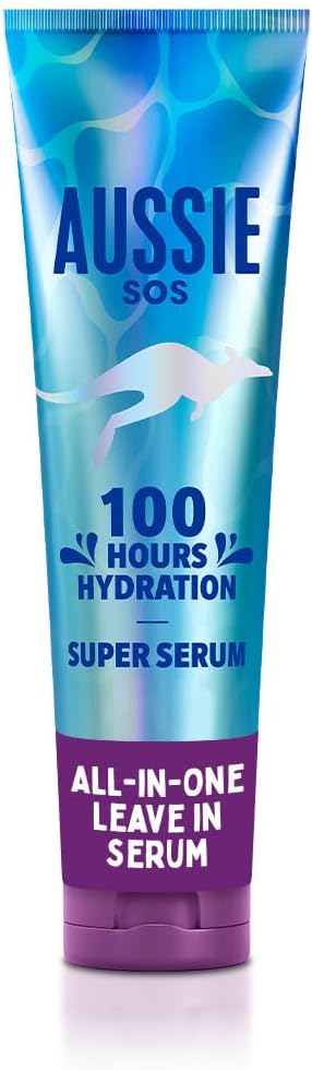 Super Serum Leave-in Conditioner Hair Serum Treatment, for Dry, Damaged Hair. 100 Hours of Hydration, Smooth, Soften, Detangle, Prevent Split Ends and Boost Shine, 160ml