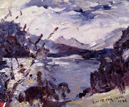 Image sur toile Lac Walchen Lovis Corinth pour salon et bureau