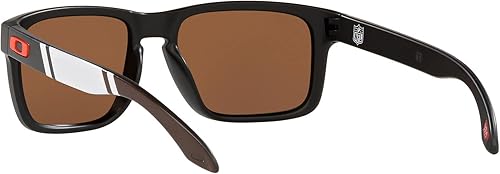 Miniatura 6 de Oakley OO9102 Holbrook NFL Collection - Gafas de sol cuadradas para hombre, negro matenegro Prizm, 2.244 in