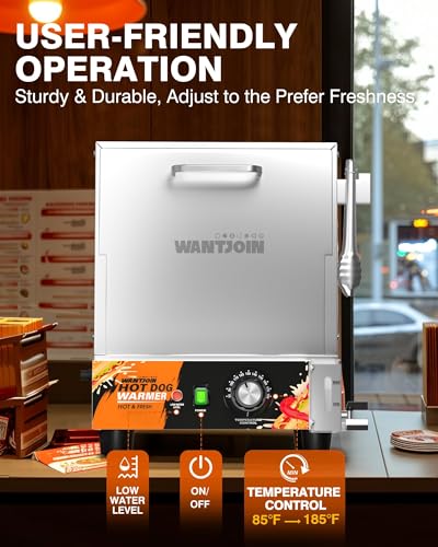 Image of WantJoin Hot Dog Steamer Machine
