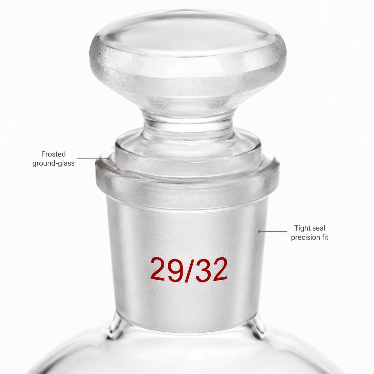 Embudo Separador Piriforme Vidrio Borosilicato Llave PTFE Extracción-10000ml 29/32