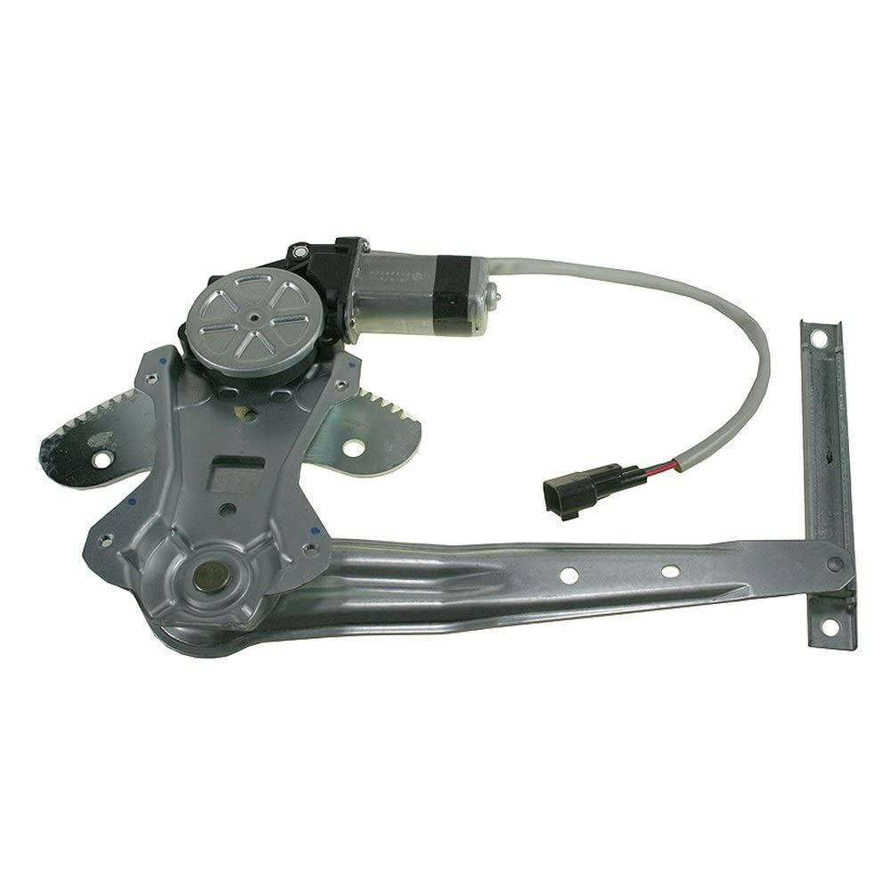 TRQ Rear Left Power Window Regulator &amp; Motor Assembly Drivers Side | For 2000-2006 Nissan Sentra