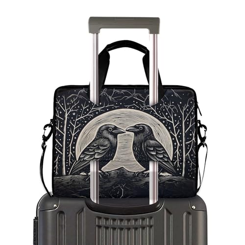 MNSRUU Laptop Bag for 16 15.6 inch Butterfly Rose3