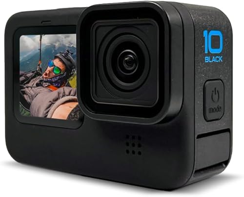 Miniatura 3 de GoPro HERO10 (Hero 10) Black - Cámara de acción impermeable con LCD frontal y pantallas traseras táctiles, motor GP2, video HD 5K, fotos de 23 MP,
