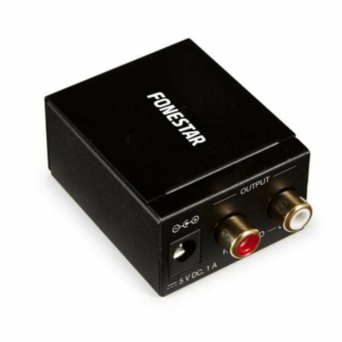 Convertidor de Audio fonestar fo-37da Convierte Audio Digital en Analã“Gico Entrada ã“Ptica spdif/coaxial spdif Salida Audio Estã‰Reo 2X RCA