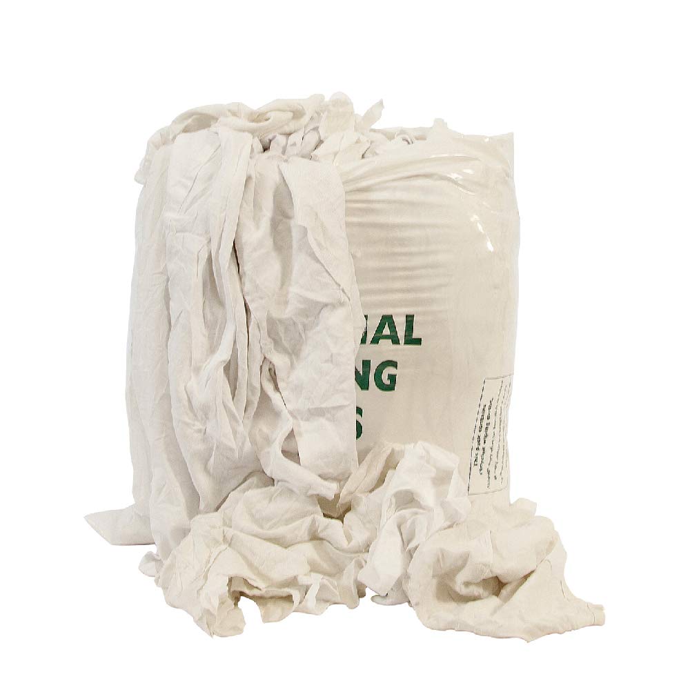 Arctic Hayes RAG2 - Trapos de algodón, 10 kg, color blanco