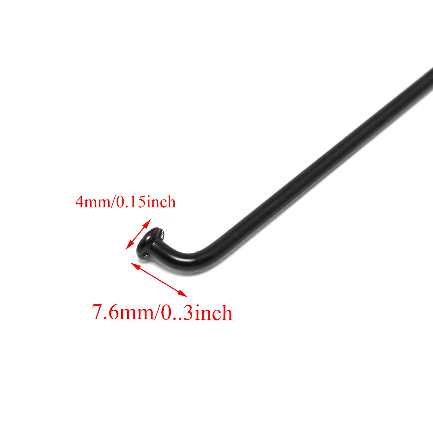 Rayons VTT 2.2mm Rayons Vélo Jenngaoo 13G - Acier Inoxydable 2,2mm Rayons VTT 2.2mm Rayons Vélo Jenngaoo 13G - Acier Inoxydable 2,2mm