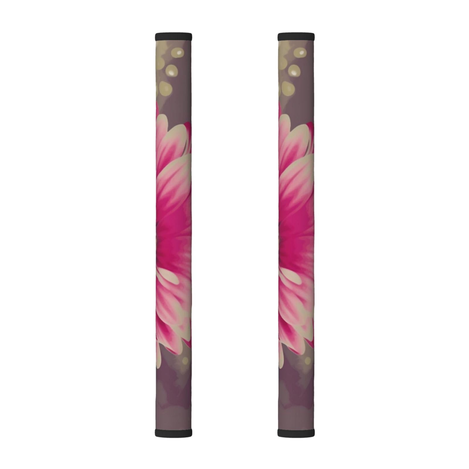 VGFJHNDF Refrigerator Door Handle Covers 2-Pack, Beautiful Flower Printed Protect and Decorate for Fridge Ovens Dishwashers