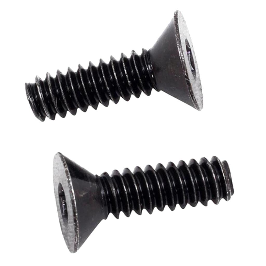 2 Pieces 0.63 Inch Sight Metric Screw Adapter - Hex Button Socket Head Screws, Sight Mounting for Recurve - Black