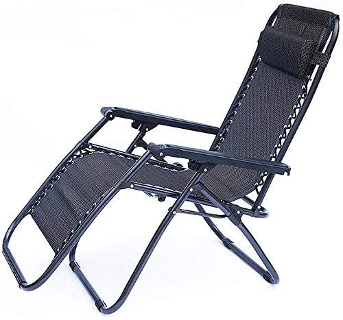 XYSoeMY Foldable Outdoor Garden Sunloungers Zero Gravity Recliner Lounge Chair Folding Patio Lawn Pool Chair Adjustable Reclining Outdoor Yard Porch Garden Chairs (Color, Size : One size)