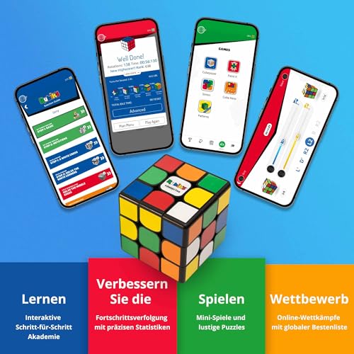 Der Originale Rubik's Connected. Smarter 3x3-Zauberwürfel mit Bluetooth-App – Ansicht 2