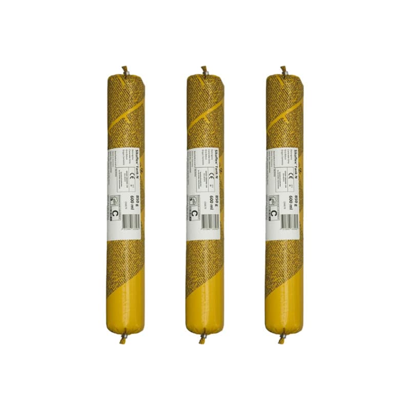 Lot de 3 mastics élastiques SIKA - Sikaflex Tank N - Recharge 600ml