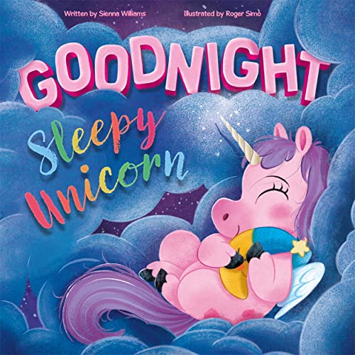 Goodnight Sleepy Unicorn: Picture Flats Premium Foil (ENGLISH EDUCATIONAL BOOKS)