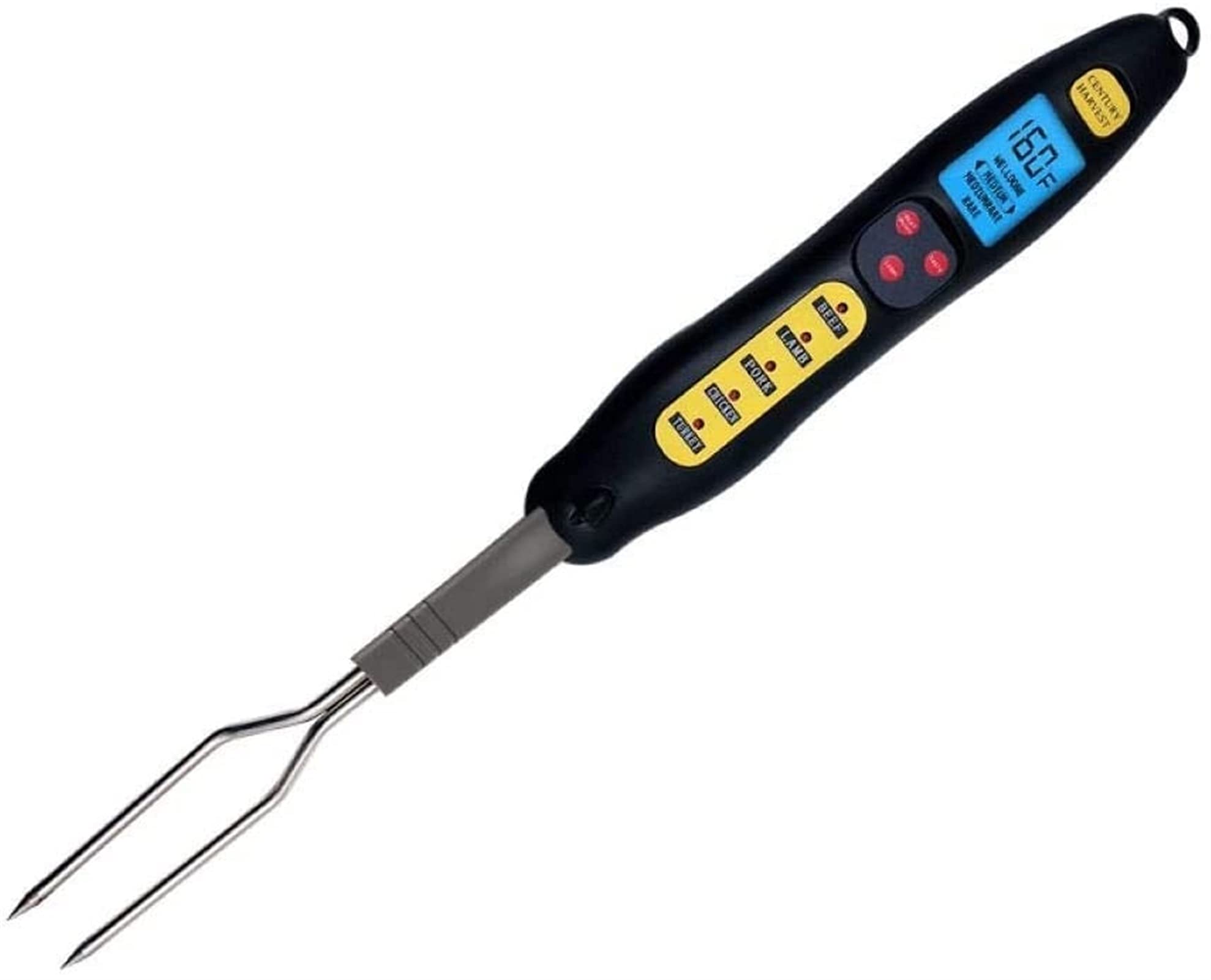 Cyfrowy termometr do mięsa z natychmiastowym odczytem, z podświetlanym ekranem LCD Elektroniczny cyfrowy widelec do pomiaru temperatury