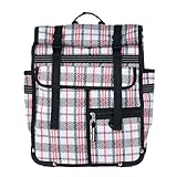 Photo Gallery goodordering zaino e borsa laterale in tartan eco rolltop Photo Gallery goodordering zaino e borsa laterale in tartan eco rolltop
