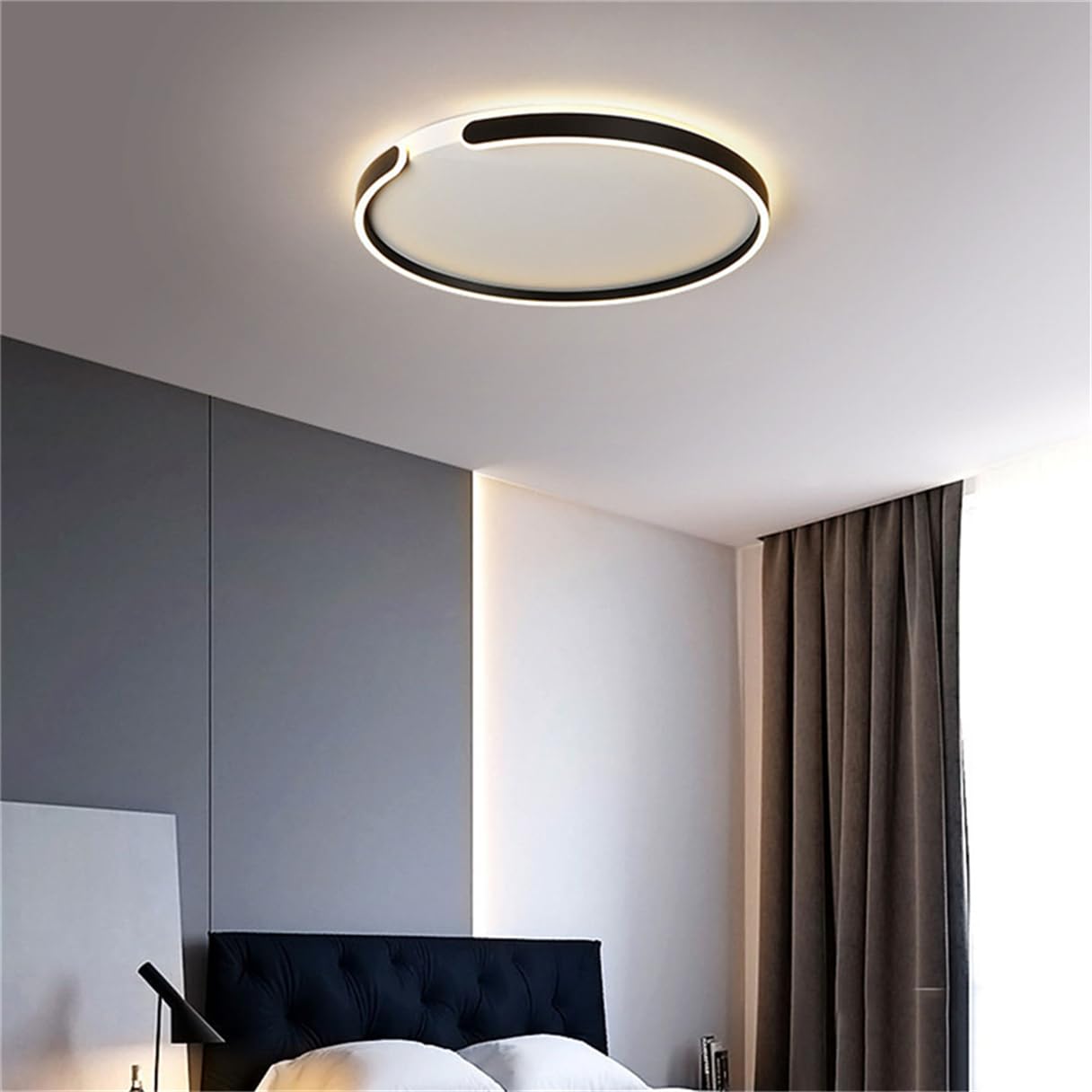 Lámpara De Techo LED Minimalista Montaje Empotrado Circular Plana