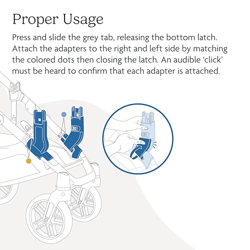 image for UPPAbaby Lower Adapter for Vista and Vista V2 Strollers/Compatible wit