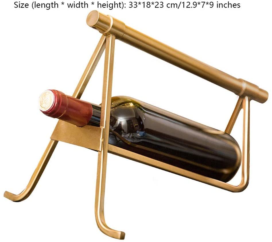 Soporte para Botellas de Vino de Hierro Forjado miniatura 2