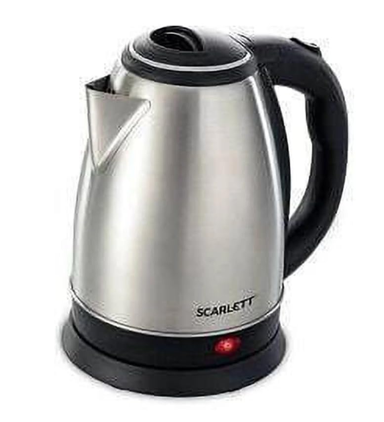 Scarlet Electric Kettle 2 Liter | Multipurpose Electric Kettle for Hot Tea, Coffee, Milk, Instant Noodles, Rice, Boiling Water & Everyday Cooking | Stainless Steel Portable Heating Kettle-picture-45
