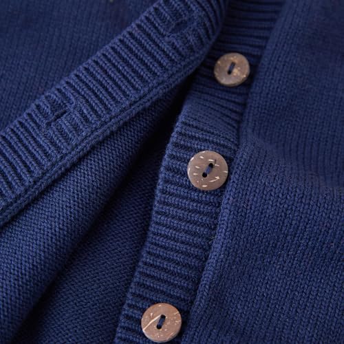 Girls Cardigan Sweater Boys Long Sleeve School Uniforms Toddler Kids Knit Embroidery Button Jacket Outwear Tops3