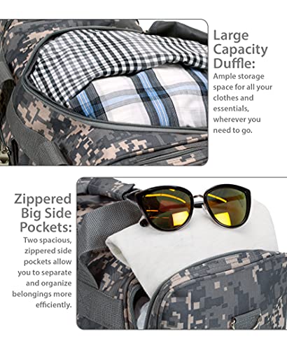 Image of Rockland 19 inch Polyester Duffel Bag, Acu Camo
