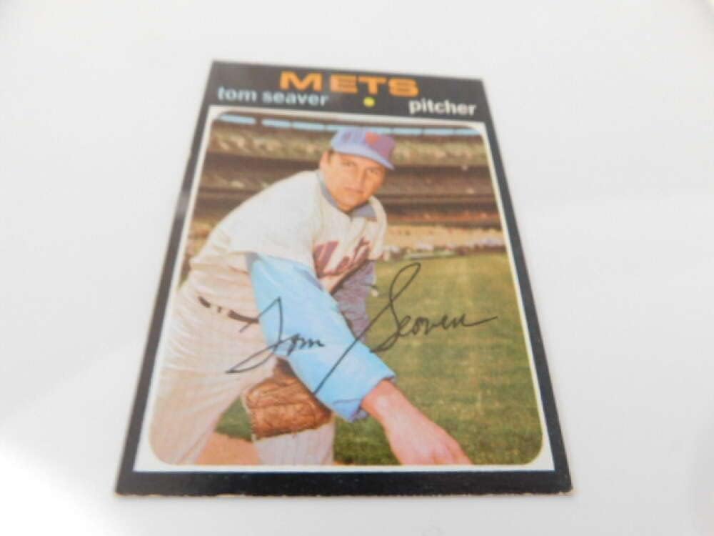 1971 Topps Baseball Series 2#160 Tom Seaver New York Mets Set Break 1 (See Photos for Actual MLB Trading Card you will receive)