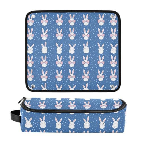 Bolsa organizadora de viaje resistente al calor para planchas y rizadores Preppy Festive Marble miniatura 3