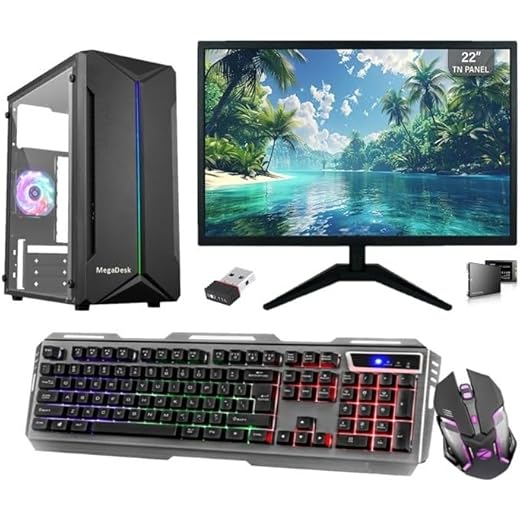 MegaDesk All-in-One Desktop Computer 16 GB