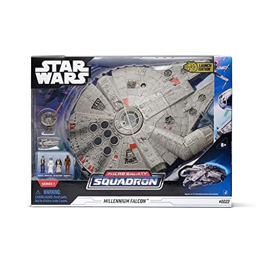Bizak Star Wars Micro Galaxy Squadron, Nave Halcon Mileanrio con Lux y Sonido, Incluye 4 Figuras (62610022) | Ya disponible en tu tienda friki favorita! En mundofriki.es!