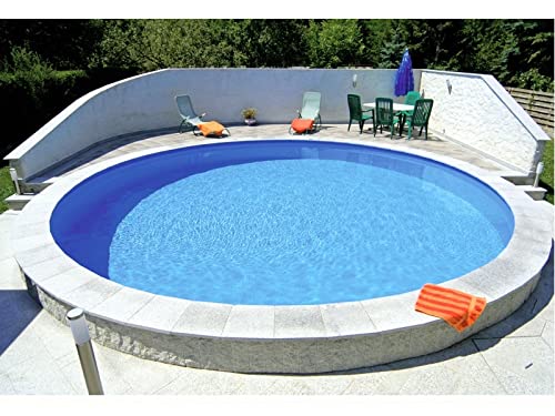 Stahlwandpool Splash Rundbecken/Rundpool 1,20 m hoch Folie 0,5 mm, Größe:Ø 3.50 m – Bild 3