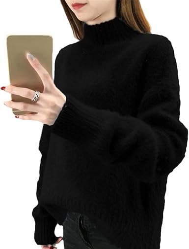 thick white turtleneck