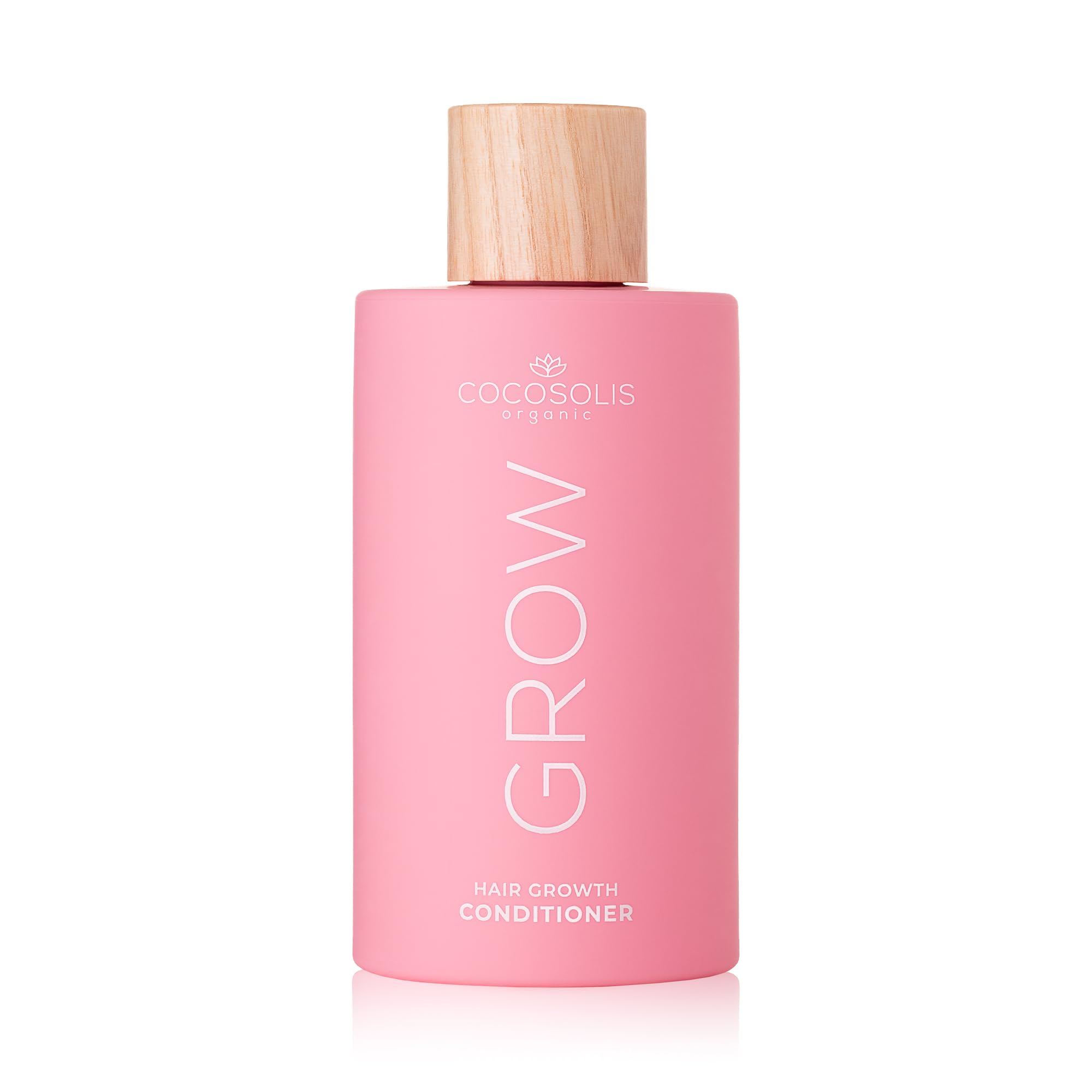 COCOSOLIS GROW Growth & Anti-Aging Hair Conditioner, Fast Growth, Vegan Care & Hydration for Curls & Dry Hair, with Vitamin E and Active Kerascalp