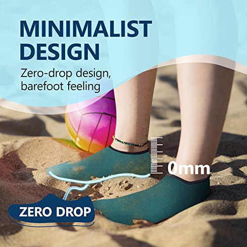 Image of JACKSHIBO Water Shoes for Women Men Quick-Dry Swim Shoes Beach Water Socks | Aqua, Swimming, Yoga, Surf, River, Lake, Kayak, Pool Socks, Cruise Essentials, Sport, Adult, Unisex, Cute, Barefoot, Vacation