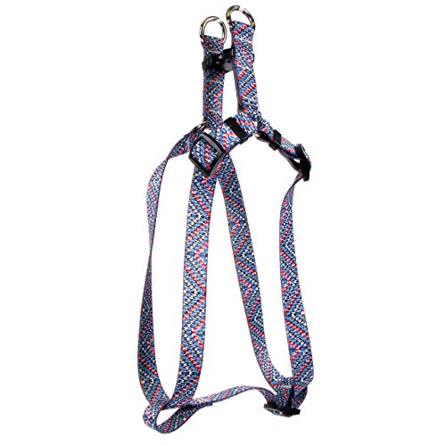 Image of Yellow Dog Design Multi Tweed Step-in Dog Harness, X-Small-3 /8 Wide and fits Chest of 4.5 to 9 inch