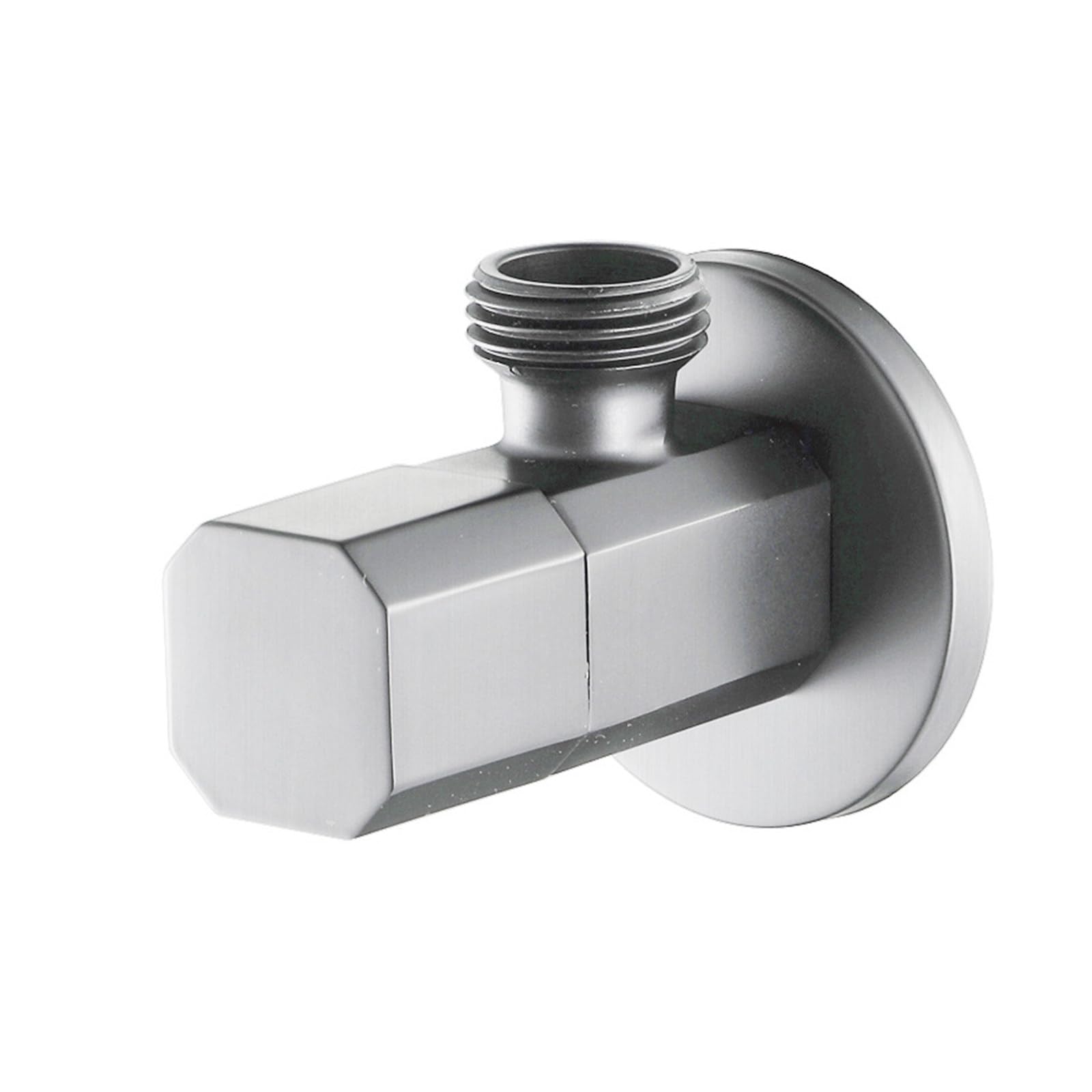 Billg Llave de Escuadra, Llave de Paso Agua, 1 Piezas Válvulas de Parada, Válvula de Grifo con Función de Cierre Rápido, Ideal para Baños de Casa, Naves, Bares o Restaurantes, 1/2" - 3/8"