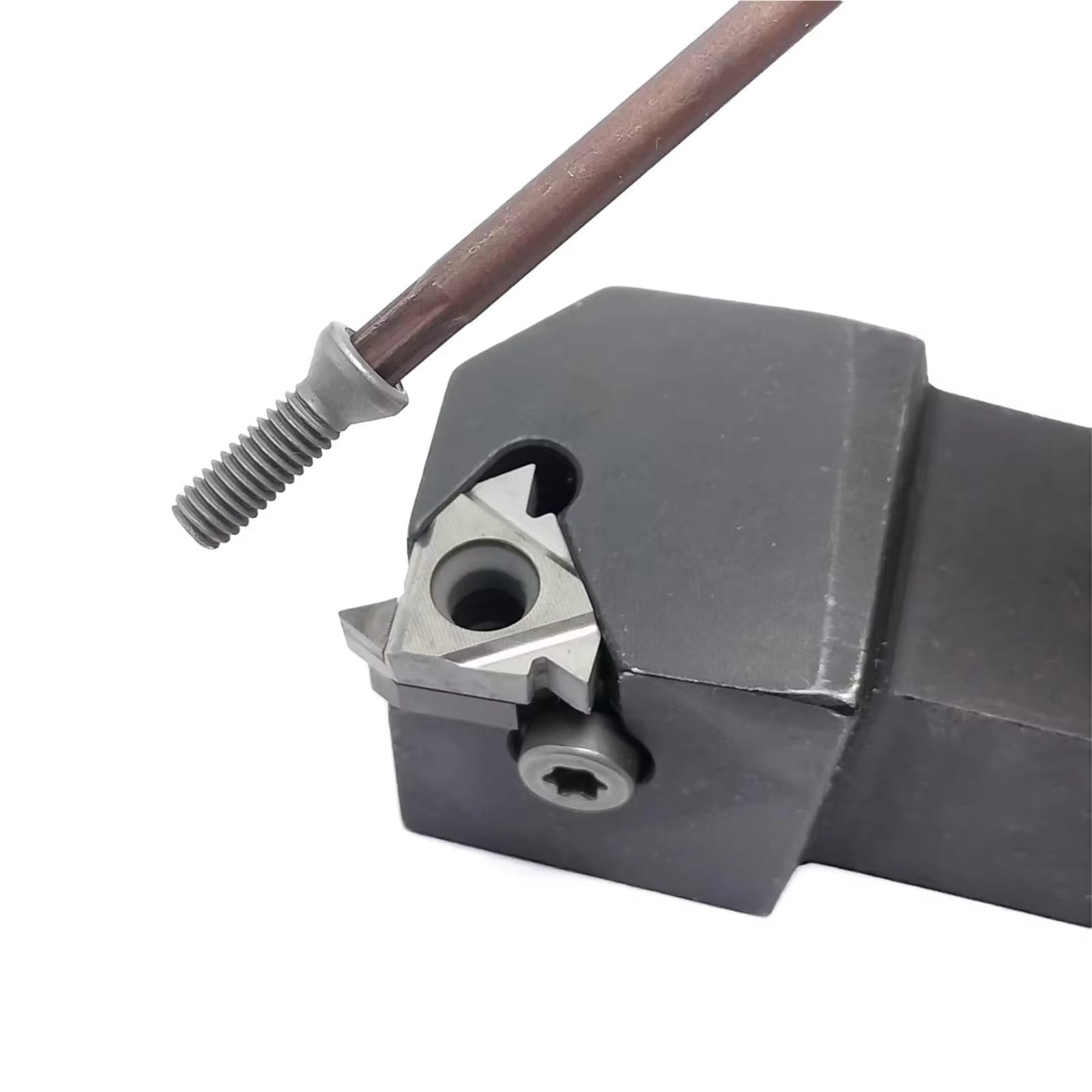 Outils de tour SER 1212 1616 2020 2525 H16 K16 M16 Porte-outil de filetage 16ER Plaquettes de filetage PCD CBN en carbure Plaquettes AG55 AG60 Plaquettes de Carbure CNC(16mm and AG55 PCD)