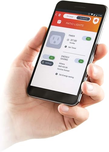 Miniatura 3 de Vivitar Ha-1011 - Toma de corriente Wi-Fi para exteriores con temporizadores, enchufe inteligente impermeable para exteriores, 10 amperios, 3