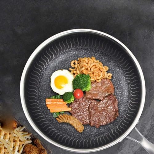 Wok antiadherente 26cm con tapa de vidrio y mango ergonómico miniatura 2