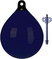 Vista 10 de Dan-Fender Guardabarros redondos de alta resistencia y boya marcadora – Parachoques de bola multiusos para barcos – Cuerda sólida que sostiene