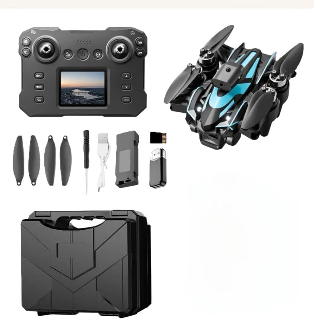 Professional Drone with HD Camera, 360° Obstacle Avoidance, GPS, 5G WiFi, 100m Control Range, 1800mAh Battery-Multicolor.