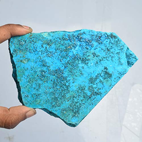 GEMHUB Natural Raw Blue Turquoise Slab 1527.00 Ct Uncut Rough Healing Crystal Unheated Blue Turquoise Stone2