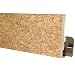Produktbild TRECOR Korksockelleiste"Grobe struktur" Format: 60 x 16 x 2500 mm/Oberfläche: Natur lackiert