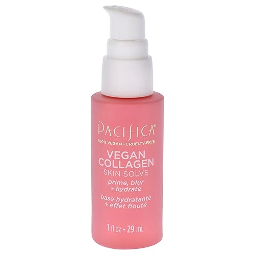 PACIFICA Pacifica - Skin Solve de colágeno vegano para mujer, imprimación de 1 oz, paquete de 1
