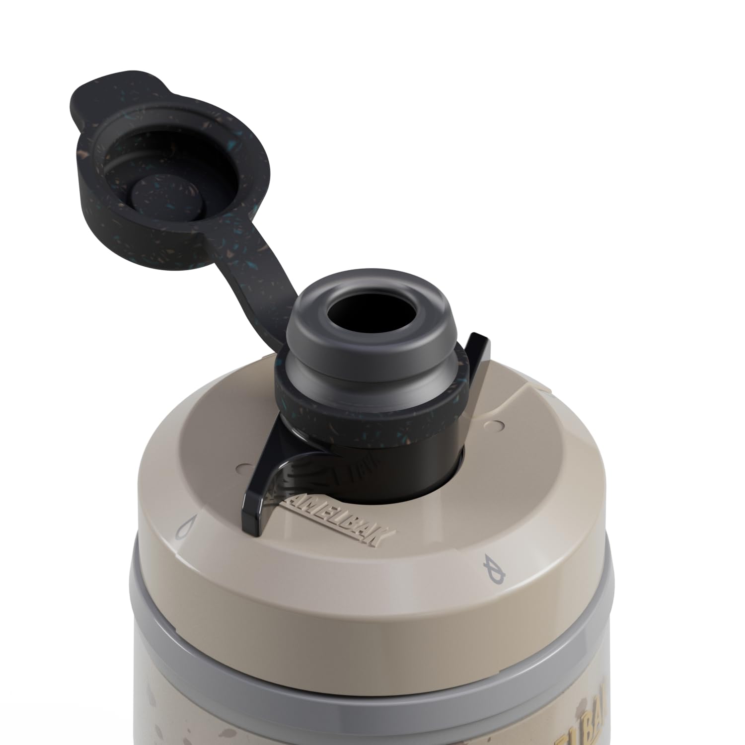 Camelbak Podium Dirt Series Chill 620 ml – butelka rowerowa – izolowana podwójna ścianka – samouszczelniająca się nasadka – szczelna – nie zawiera BPA – ergonomiczna – asfalt, rozmiar: OS