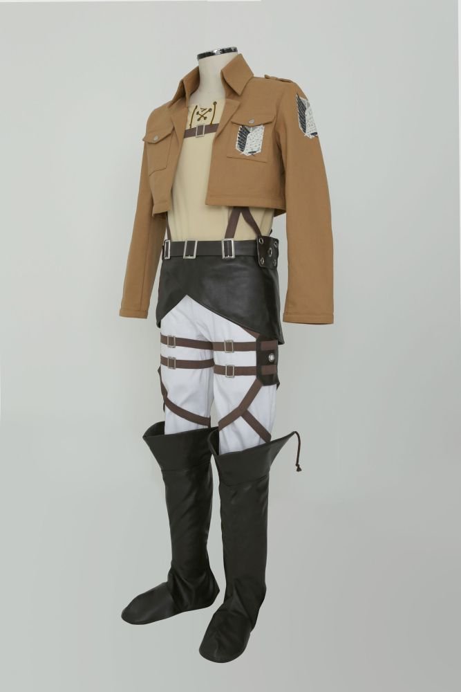 進撃の巨人 エレン コスプレ衣装 Mサイズ ウィッグ付き Amazon.co.jp: [HAOJEE]エレン・イェーガー コスプレ衣装